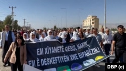 Şırnak'ta gösteri düzenlendi. Gösteriye polis müdahale etti.