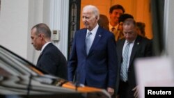 ABD Başkanı Joe Biden, Washington'daki Kalorama semtinde düzenlenen kampanya bağış toplama etkinliğinden ayrılırken (ARŞİV) - 27 Ekim 2023.